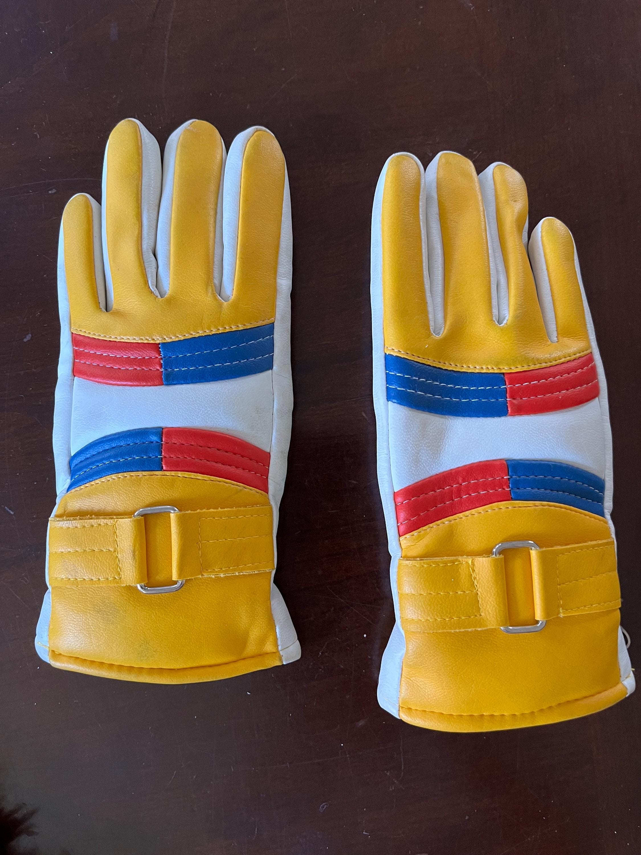 Retro ski gloves - Etsy 日本
