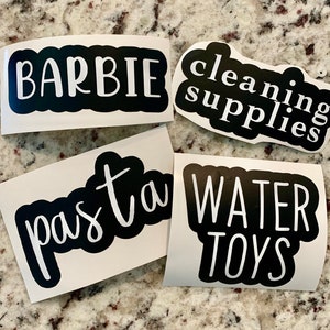 Custom Cut Chalkboard Label