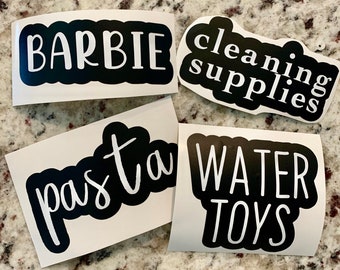 Custom Cut Chalkboard Label