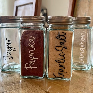 Custom Spice Jar Label