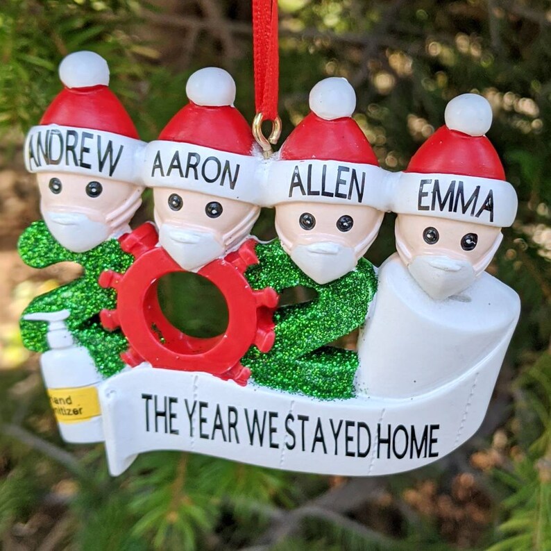Quarantine Christmas Ornament Covid Ornament toilet paper Etsy