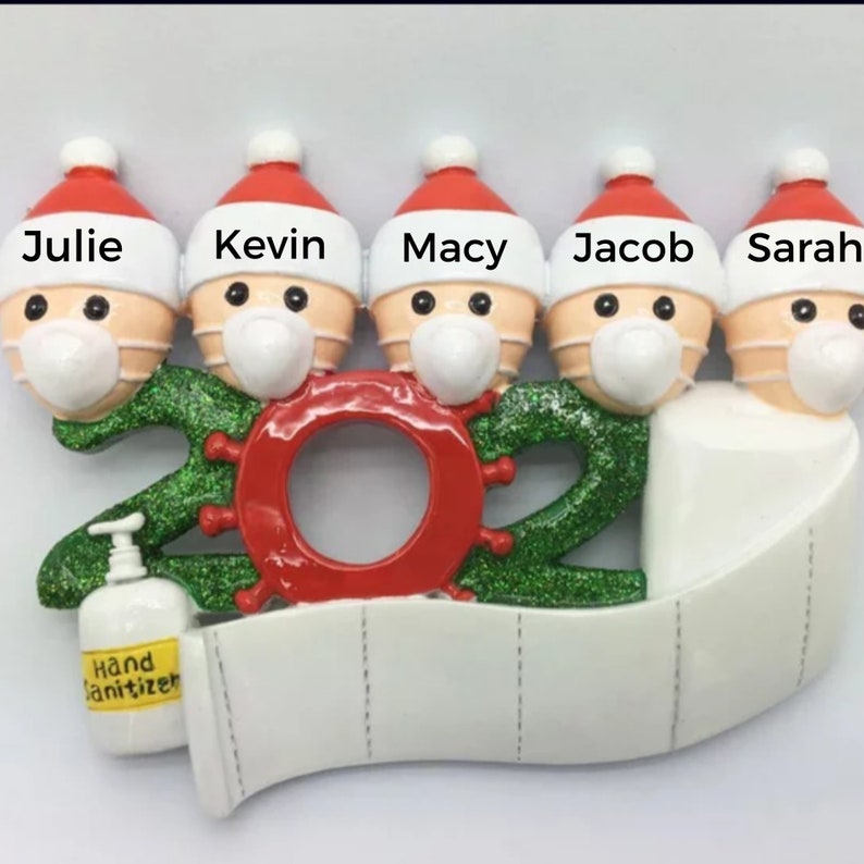 Quarantine Christmas Ornament Covid Ornament toilet paper Etsy