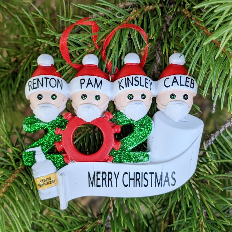 Quarantine Christmas Ornament Covid Ornament toilet paper Etsy