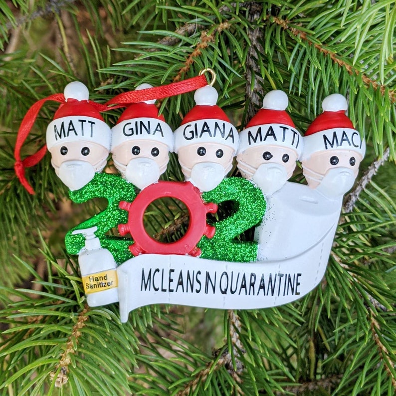 Quarantine Christmas Ornament Covid Ornament toilet paper Etsy