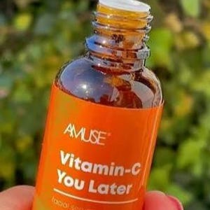 AMUSE Vitamin-C You Later Facial Serum, Brightening & Hydrating Face Serum, 1 oz