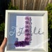 Personalized Initial Flower Shadow Box – Custom Monogram Frame - Etsy