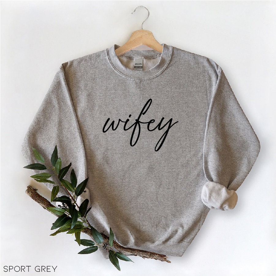 Wifey Sweatshirt Future Mrs Sweatshirt Just Married | Etsy