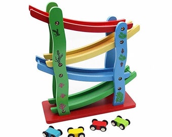 wooden car ramp toy