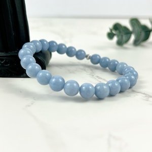 Blue Angelite Bracelet