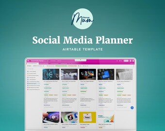 Social Media Content Planner, Campaign Calendar & Digital Asset Manager | plannermumHQ | Planner Mum