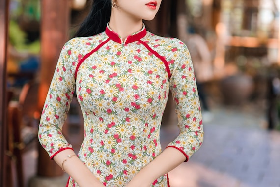 Vietnamese Ao Dai for Women, High Quality Ao Dai Vietnam, Vietnamese  Traditional Costume Include Pants -  Australia