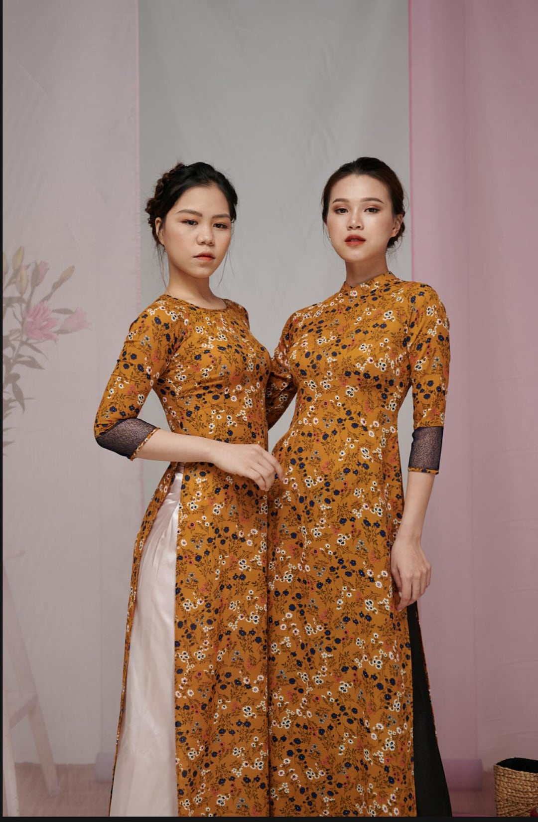 Ao Dai Vietnam, Hochwertiges traditionelles Trachtenkostüm aus Vietnam, traditionelle Kleidung aus Vietnam, weiche Seidenkleidung, inklusive Hose - Ao Dai Vietnam, Hochwertiges traditionelles Trachtenkostüm aus Vietnam, traditionelle Kleidung aus Vietnam, weiche Seidenkleidung, inklusive Hose -