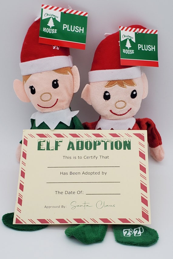 christmas house plush elves 9 in