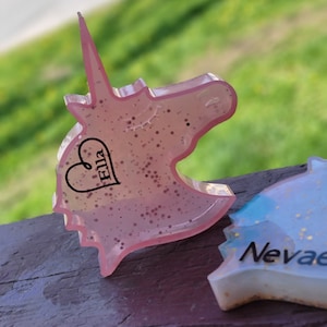 Personalized Unicorn Resin Piggy Bank