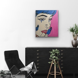 Crying Girl Print