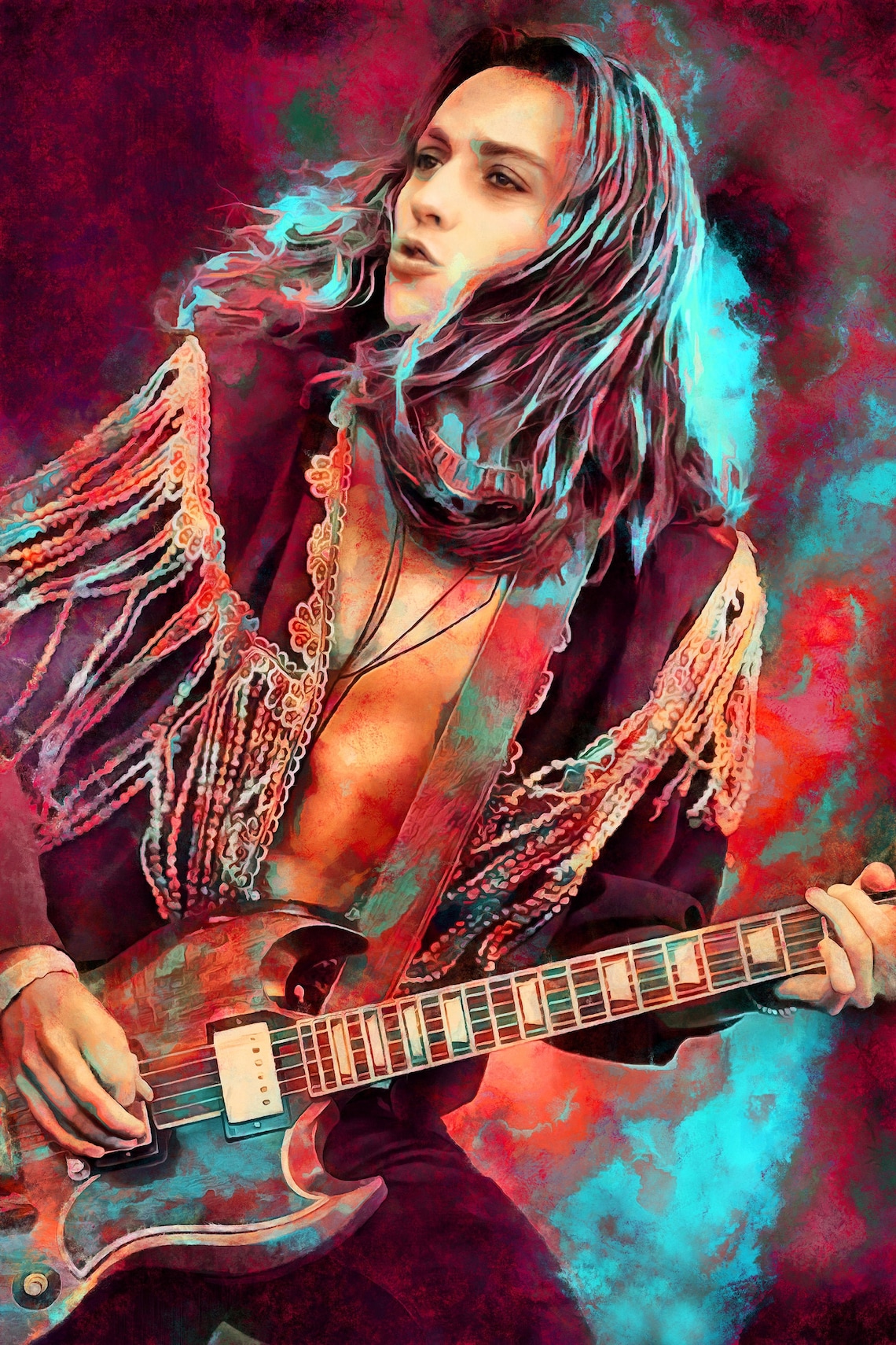 Greta Van Fleet Poster And Metal