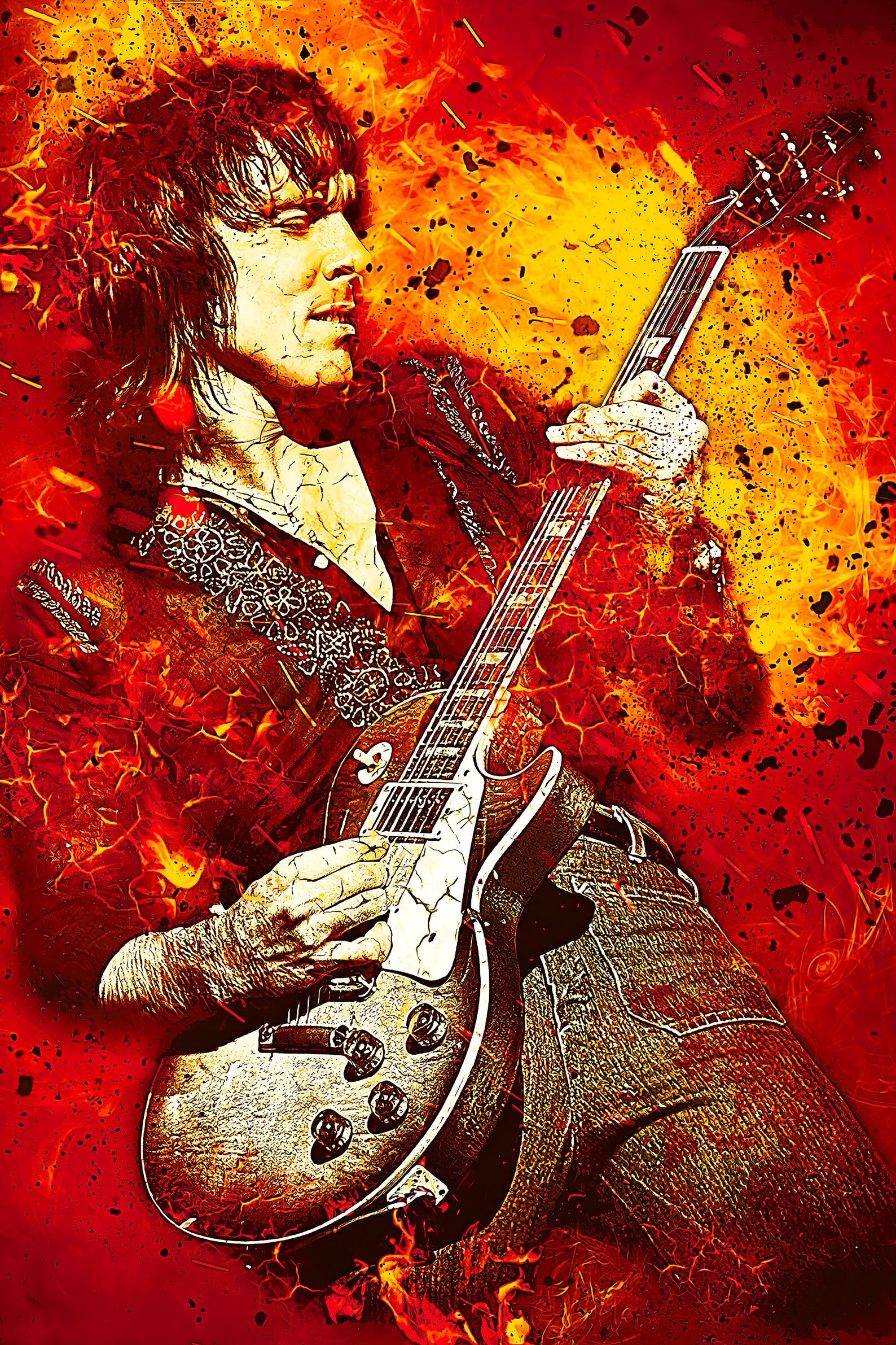 Montrose Ronnie Montrose Tribute Art Rock Candy Etsy