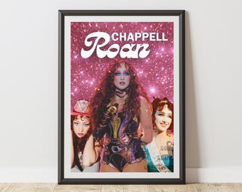 Chappell Roan Poster-Digitaler Download–Pop Star Wandkunst–Druckbares Musikdekor für Fans von Queer Icons-LGBTQ+ Wandkunst