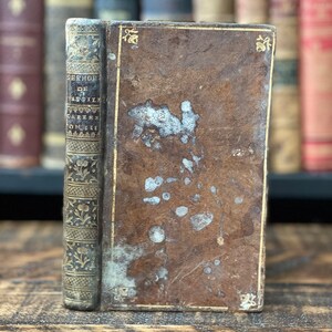 1769 Rare Antique French Book | “Sermons de M. Massillon, Évêque de Clermont” | Vol. 3 | Small Antique Book