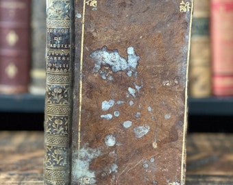 1769 Seltenes Antikes Französisches Buch | “Predigten von M. Massillon, Évêque de Clermont” | Vol. Nr.3 | Kleines Antikbuch