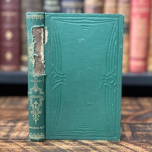 1865 &quot;Rollo at School&quot; |  Small Antique Book 19th century 1800s book