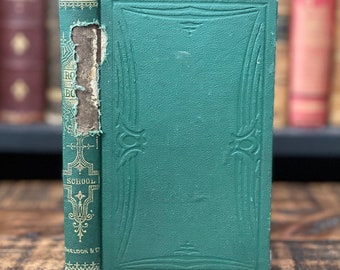 1865 "Rollo in der Schule" | Kleines Antikes Buch 19 Jahrhundert 1800 Buch