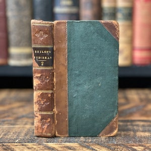 1800s Butler&#39;s Hudibras & Das Leben von Samuel Butler | Vol. 2 | Kleines antikes Buch 19.Jahrhundert antik