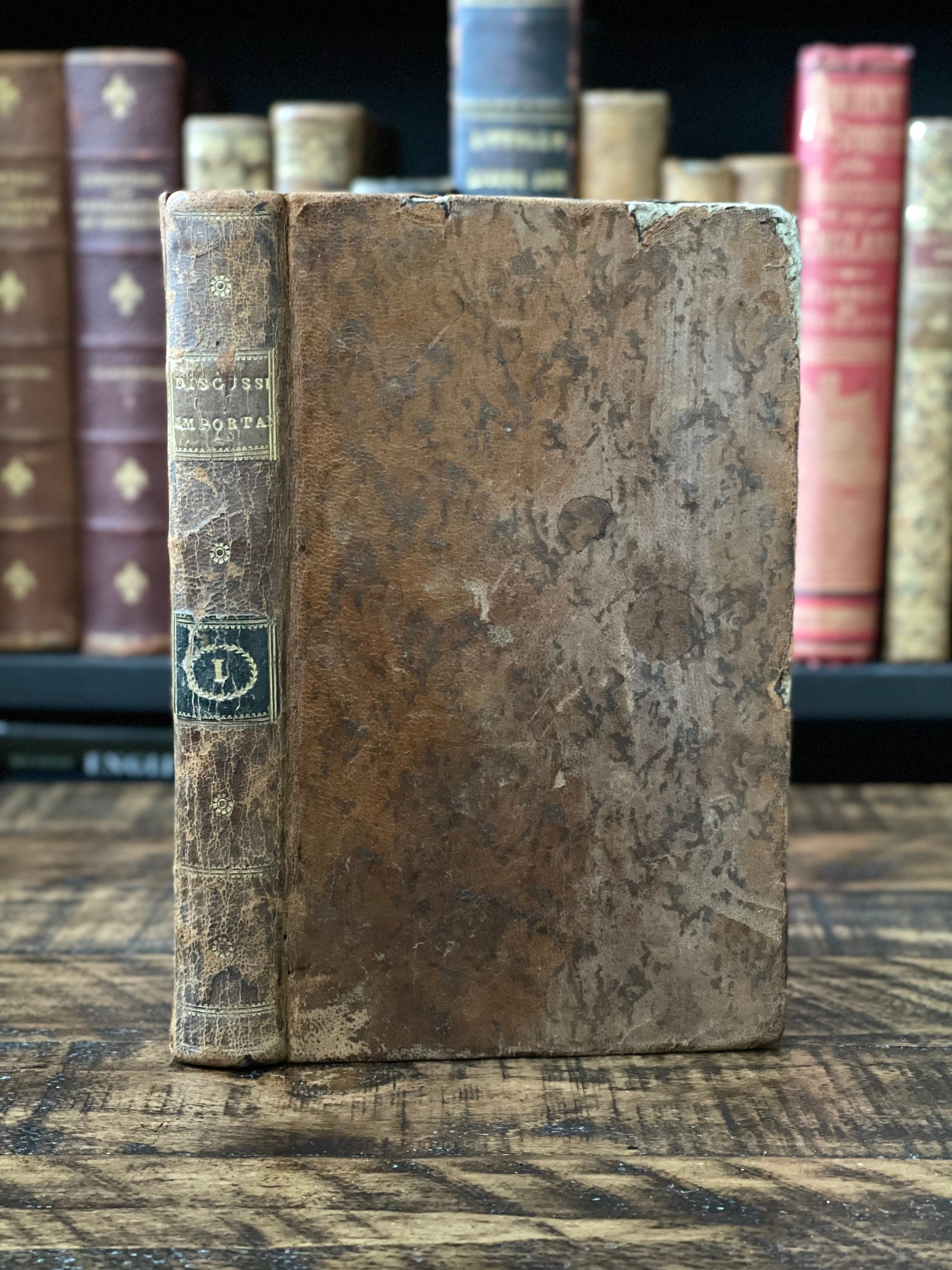 1790 Rare French Antique Book | “Discussions Importantes, Débatues au Parlement D’Angleterre” | Small French Antiquarian Book