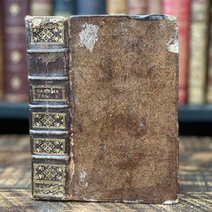 1774 Rare Antique French Book | “Sermons de M. Massillon, Évêque de Clermont” | Vol. 1 | Small Antique Book