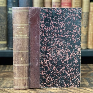 1880 Antique History Book| “The Fratricide or Giles of Brittany Chronicle of the 15th Century” | Small Antique French Book