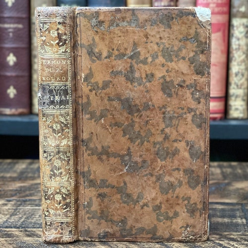1752 Rare Antique French Book | “Retraite Spirituelle a shops l’Usage des Communautés Religieuses” | Small Antique Book