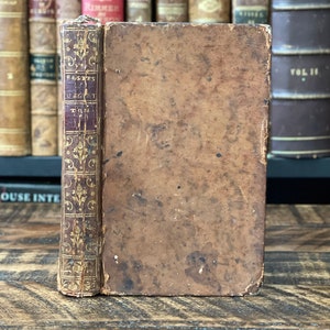 1769 Rare French Antique Book | “Les Fastes de la Grande Bretagne” | Small Antique Book Rare Collectible Book