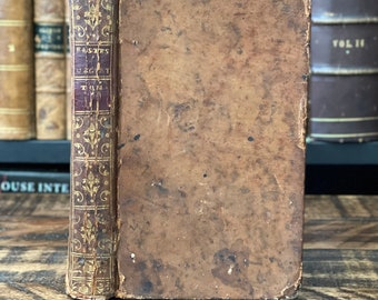1769 Seltenes Französisches Antikes Buch | “Les Fastes de la Grande Bretagne” | Kleines Antik Buch, Seltenes Sammler Buch