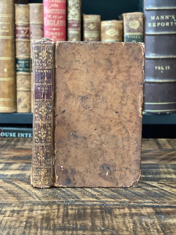 1769 Rare French Antique Book | “Les Fastes de la Grande Bretagne” | Small Antique Book Rare Collectible Book