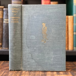 1941 « Capitaine Paul » par le commandant Edward Ellsberg | Livres vintage des années 40