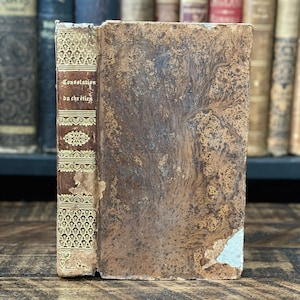 1818 Antique French Book | “La Consolation du Chrétien” | Small Antique Book