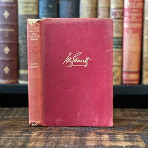 1928 The Forsyte Saga by John Galsworthy | Vol. 3 | Small Antique Book 1920s