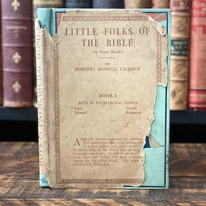 1915 Little Folks of the Bible | Small Antique Book