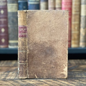 1843 “Life of Thomas Jefferson” written by William Linn | Biography of Thomas Jefferson | Rare Antiquarian Book Antique Leather Book US Hist