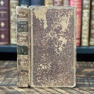 1820 Rare French Antique Book | “l’Historien du Second Age” | Vol. 1 | Small Antique Book Rare Antique Book