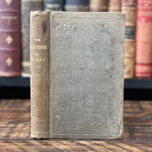 1841 Victorian Music School Book | The Vocal School | Small Antique Book 1800s school book