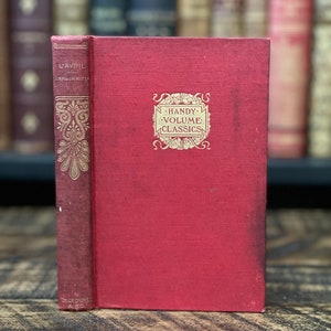 1895 Antique Victorian Book | “l’Avril a Novel” | Small Antique Book