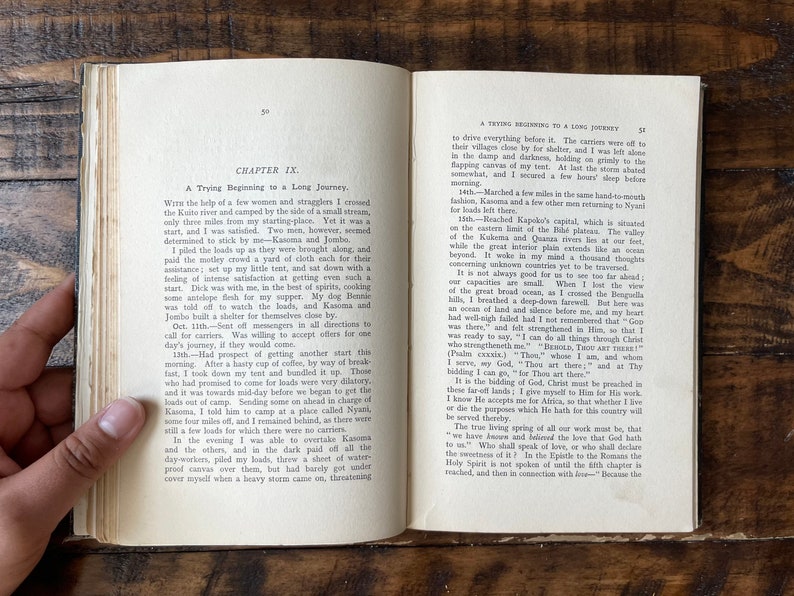 1914 “Missionary Travels in Central America” | Small Antique Book Early 1900s Book image 6