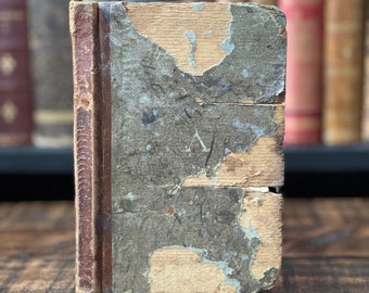 1808 De Amerikaanse Tutor's Guide is een compendium van rekenkunde in zes delen door James Thompson | Zeldzame eerste editie | Klein antiek boek