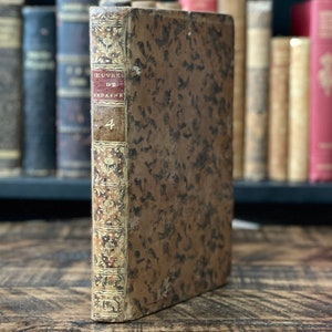 1776 Rare French Antique Book | Dramatic Works of M. Sedaine | “Oeuvres Dramatiques de M. Sedaine” | Vol. 4 | Small French Antique Book