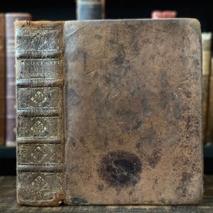 1690 RARE Christian Principle Antique Book | “Meditations Sur La Principales Veritez Chrétienne” | Antique Religious Book