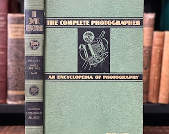 1943 The Complete Photographer Una guida completa alla fotografia amatoriale e professionale / Vol. 5 / Enciclopedia vintage della fotografia