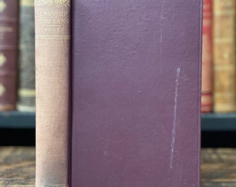 La dama del lago, década de 1900, de Sir Walter Scott / Small Antique Books