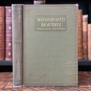 1923 Massachusetts Wunderschöner | antikes Reisetagebuch