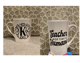 Teacher Of Tiny Humans Mug| Personalized Teacher Appreciation | Back to School| Educators Staff Gift